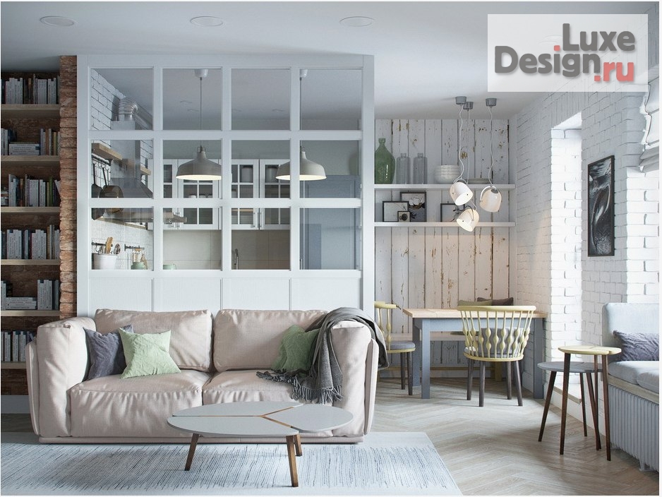 Дизайн интерьера двухкомнатной квартиры "Квартира в современном стиле" (фото 4)