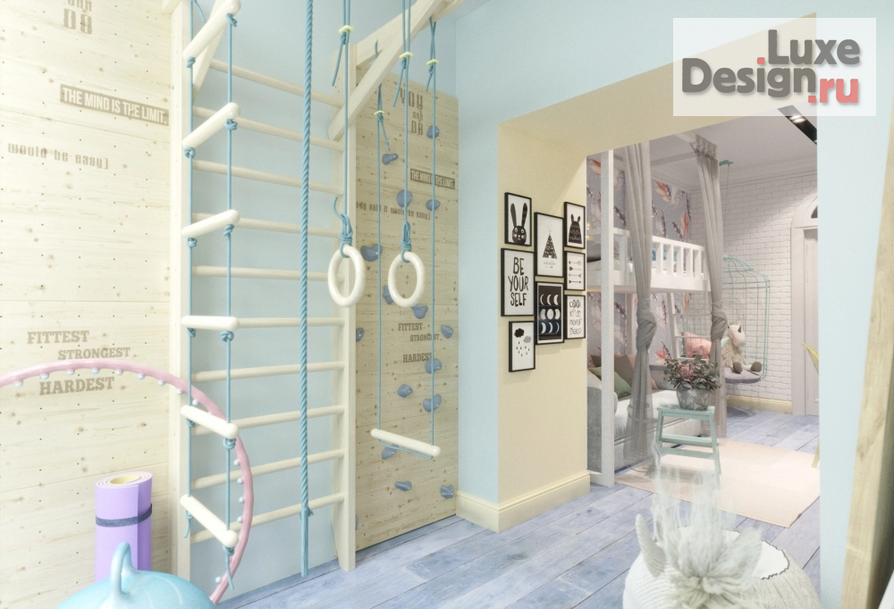 Дизайн интерьера детской "Детская для девочки" (фото 8)