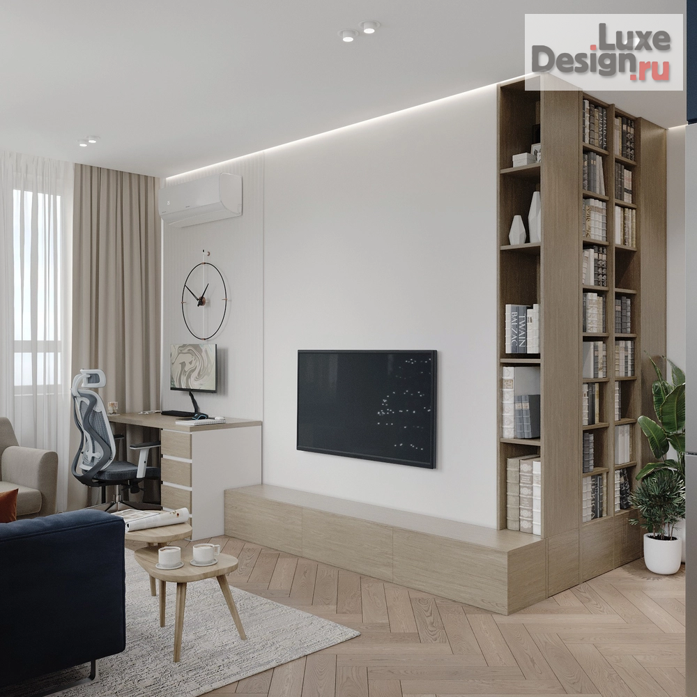 Дизайн интерьера трехкомнатной квартиры "Жк.Баланс " (фото 13)