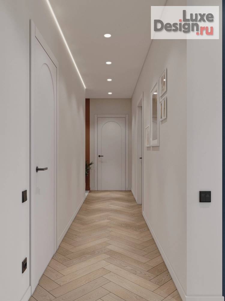 Дизайн интерьера трехкомнатной квартиры "Жк.Баланс " (фото 3)