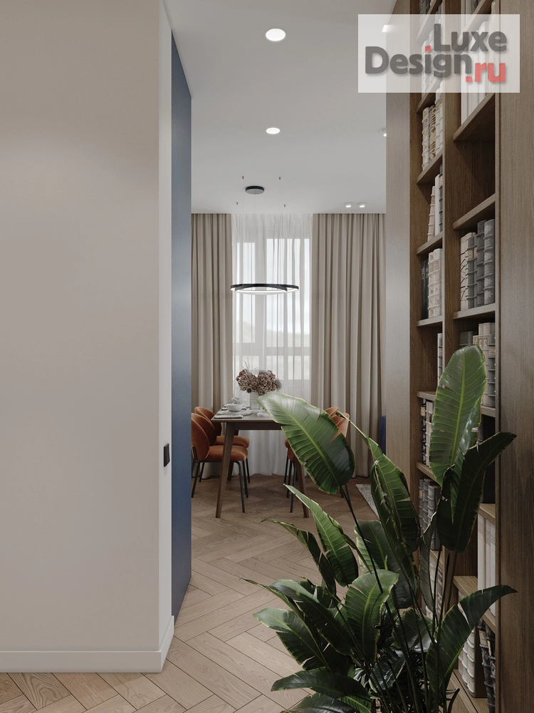 Дизайн интерьера трехкомнатной квартиры "Жк.Баланс " (фото 4)