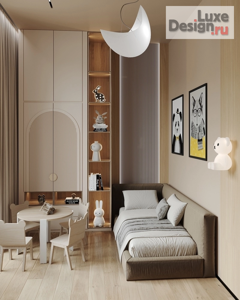 Дизайн интерьера детской "детская" (фото 7)