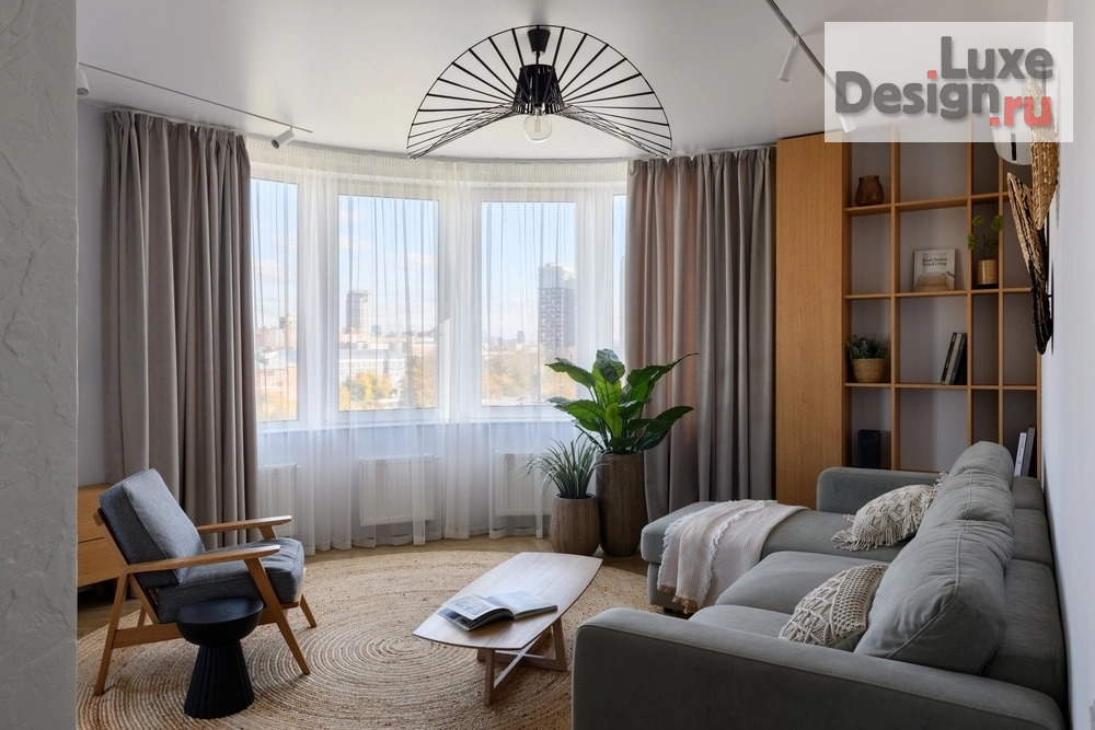 Дизайн интерьера гостиной "Гостиная в этническом стиле" (фото 3)