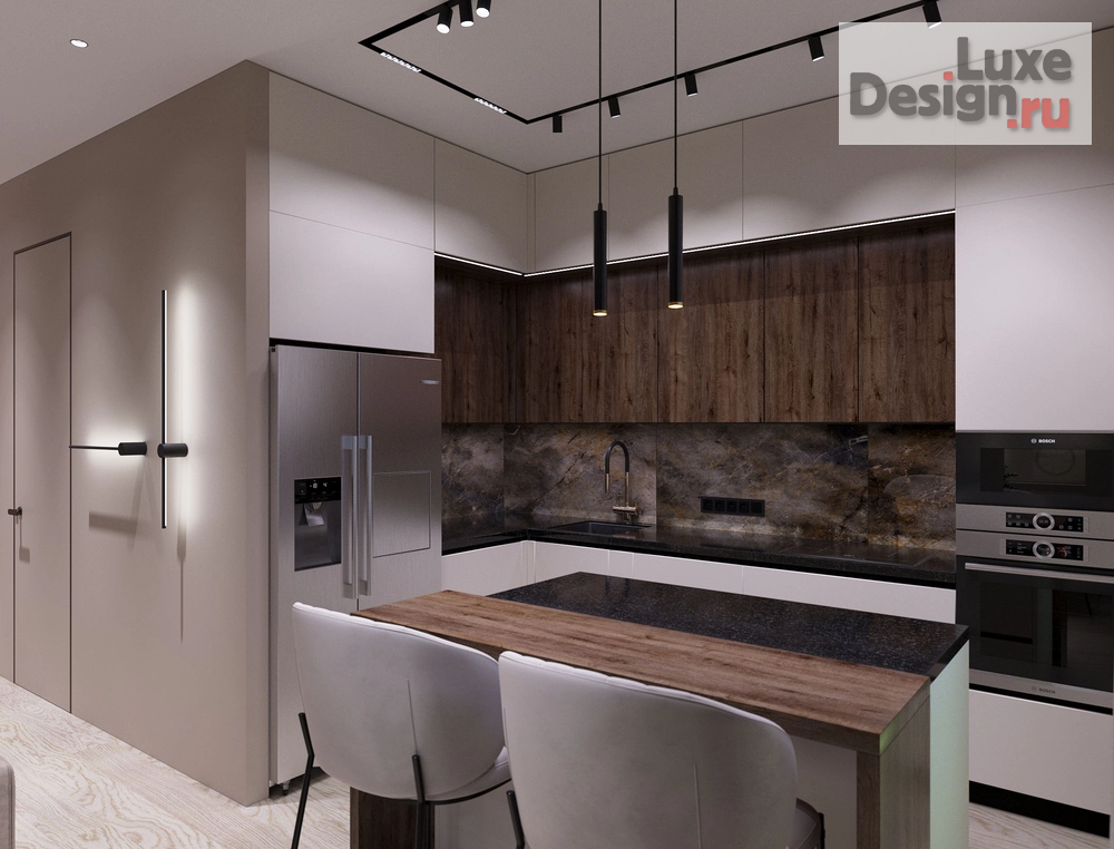 Дизайн интерьера таунхауса "Интерьер таунхауса Гармония " (фото 1)