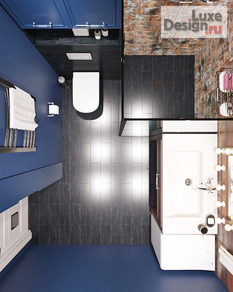 Дизайн интерьера трехкомнатной квартиры "Rusty Loft" (фото 13)