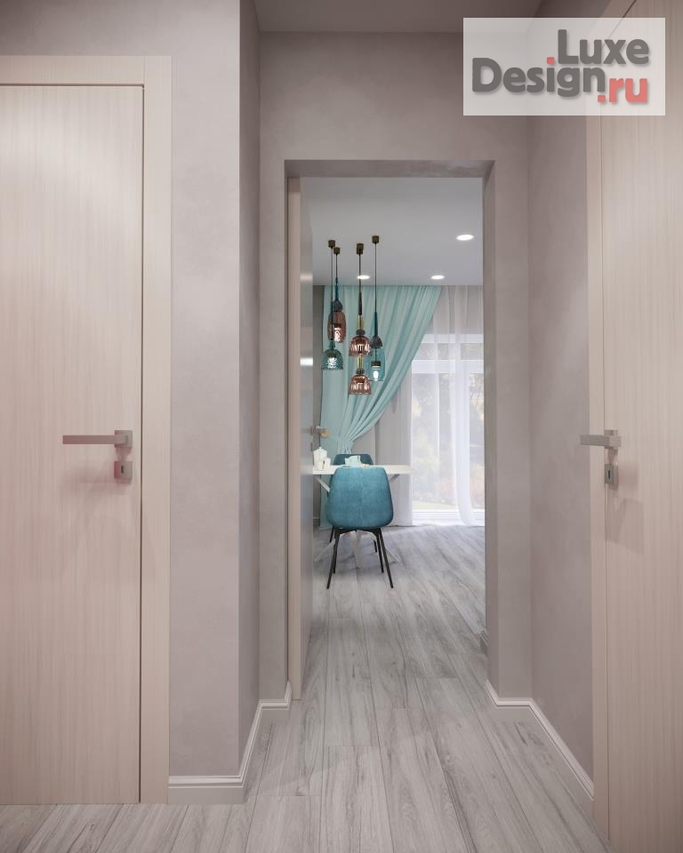 Дизайн интерьера однокомнатной квартиры "Дизайн однокомнатной квартиры" (фото 5)