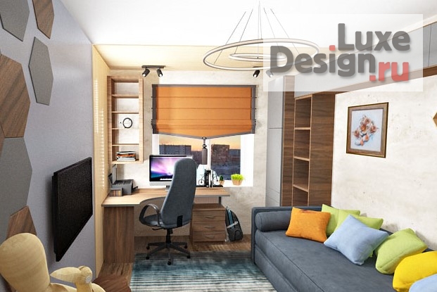 Дизайн интерьера комнаты "Комната подростка" (фото 1)