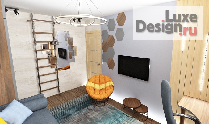 Дизайн интерьера комнаты "Комната подростка" (фото 5)