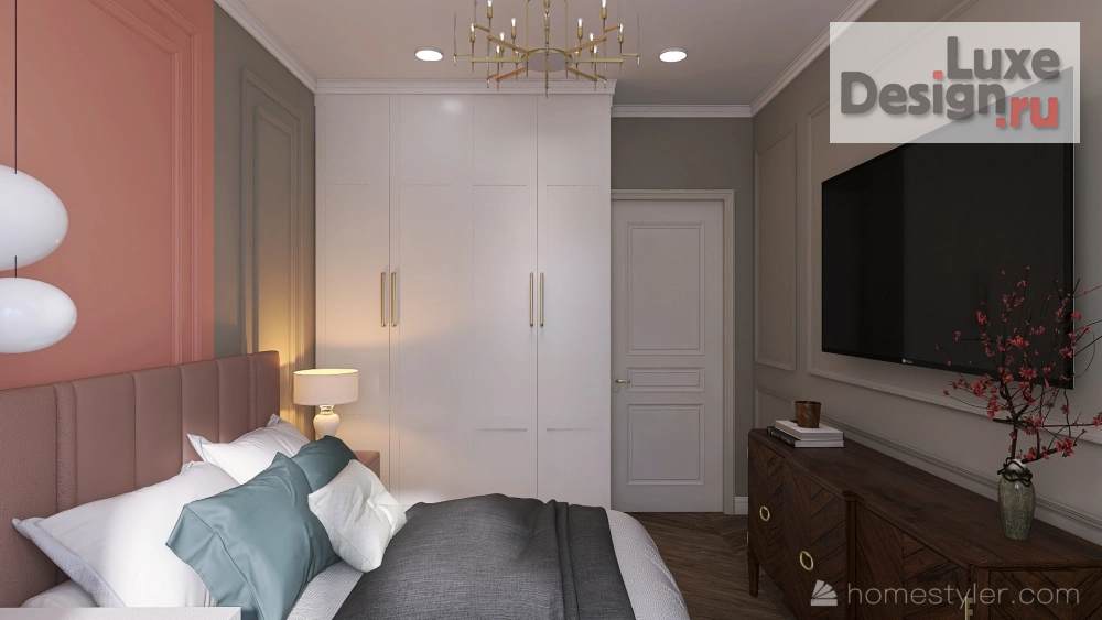 Дизайн интерьера трехкомнатной квартиры "Трехкомнатная квартира ЖК Флотилия" (фото 3)