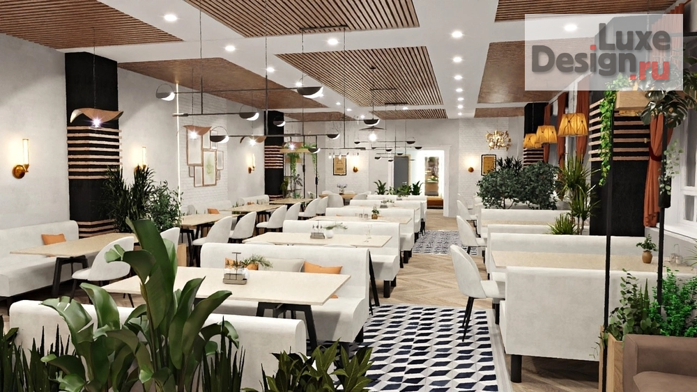 Дизайн интерьера ресторана "Ресторан/кафе/гастробистро" (фото 12)