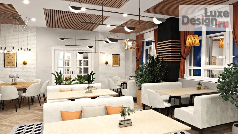 Дизайн интерьера ресторана "Ресторан/кафе/гастробистро" (фото 15)