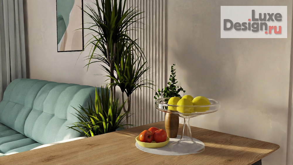 Дизайн интерьера двухкомнатной квартиры "2 ком. квартира-студия ЖК Академ-Центр г. Екатеринбург" (фото 6)