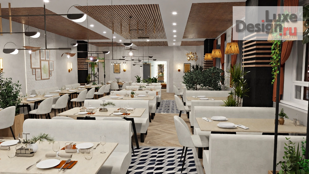Дизайн интерьера ресторана "Ресторан/кафе/гастробистро" (фото 5)