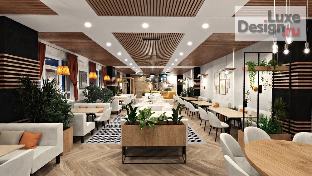 Дизайн интерьера ресторана "Ресторан/кафе/гастробистро" (фото 6)