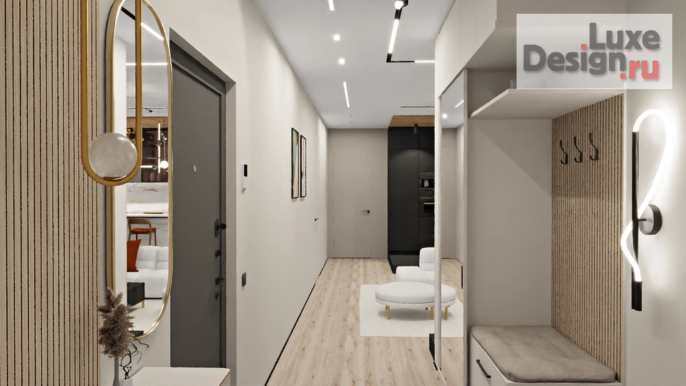 Дизайн интерьера трехкомнатной квартиры "Квартира для семьи" (фото 4)