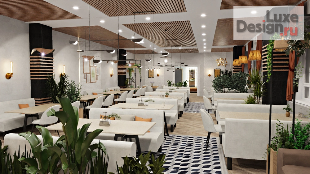 Дизайн интерьера ресторана "Ресторан/кафе/гастробистро" (фото 8)