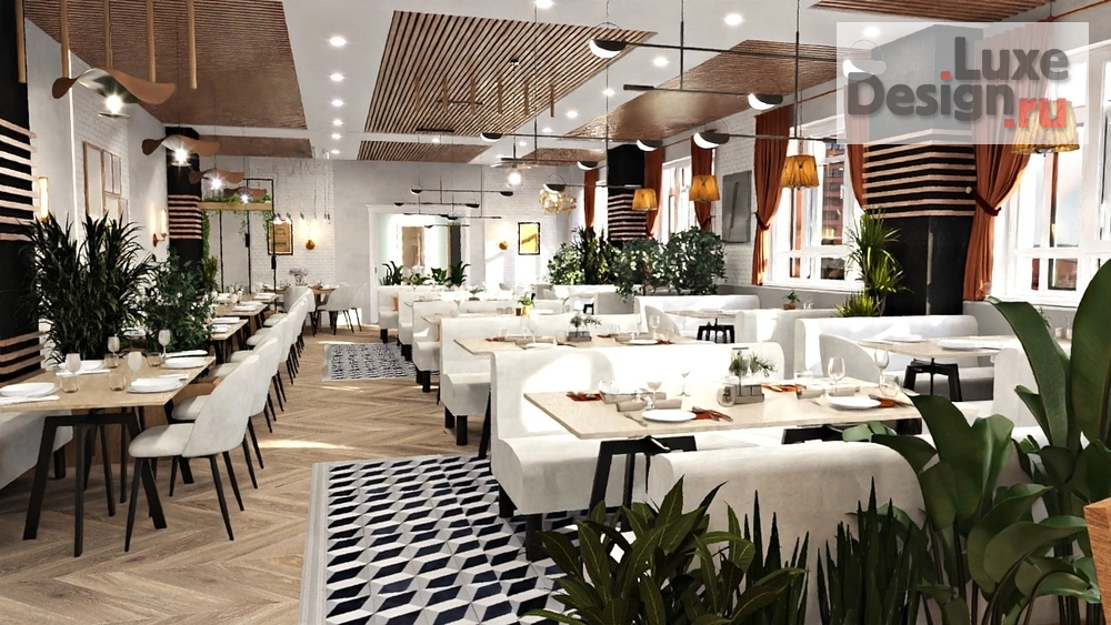 Дизайн интерьера ресторана "Ресторан/кафе/гастробистро" (фото 9)