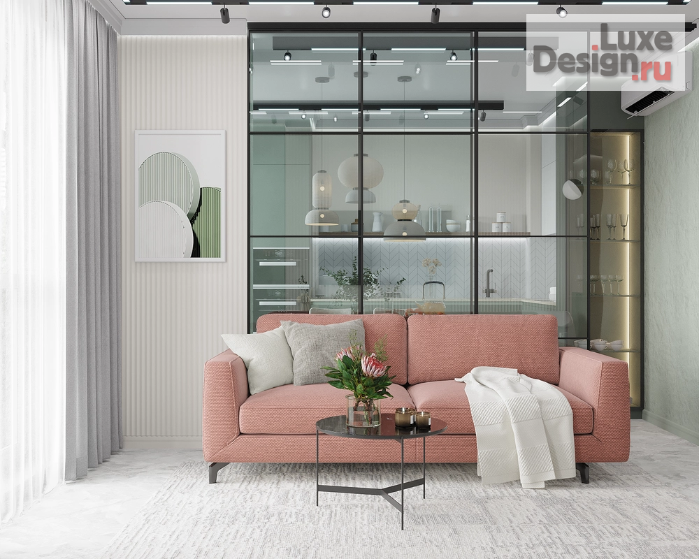 Дизайн интерьера двухкомнатной квартиры "ЖК "VIVANOVA"" (фото 1)