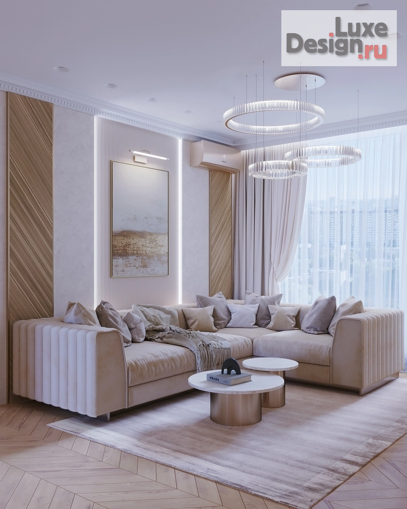 Дизайн интерьера четырехкомнатной квартиры "ЖК "ЕВРОПЕЙСКИЙ БЕРЕГ"" (фото 7)