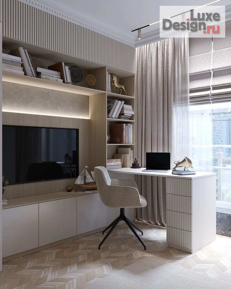 Дизайн интерьера четырехкомнатной квартиры "ЖК "ЕВРОПЕЙСКИЙ БЕРЕГ"" (фото 22)