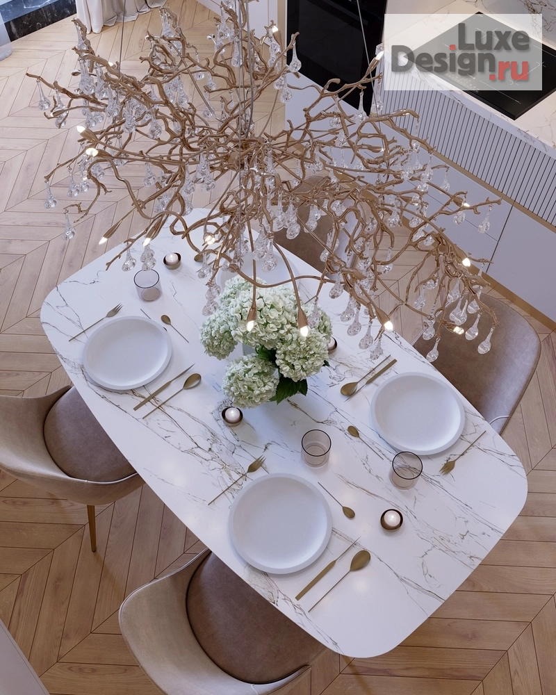 Дизайн интерьера четырехкомнатной квартиры "ЖК "ЕВРОПЕЙСКИЙ БЕРЕГ"" (фото 1)