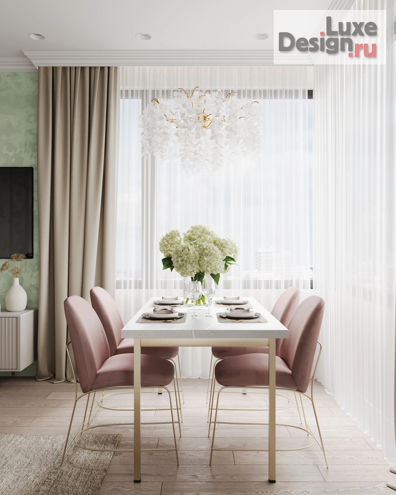 Дизайн интерьера трехкомнатной квартиры "ЖК "ТИХОМИРОВ"" (фото 2)