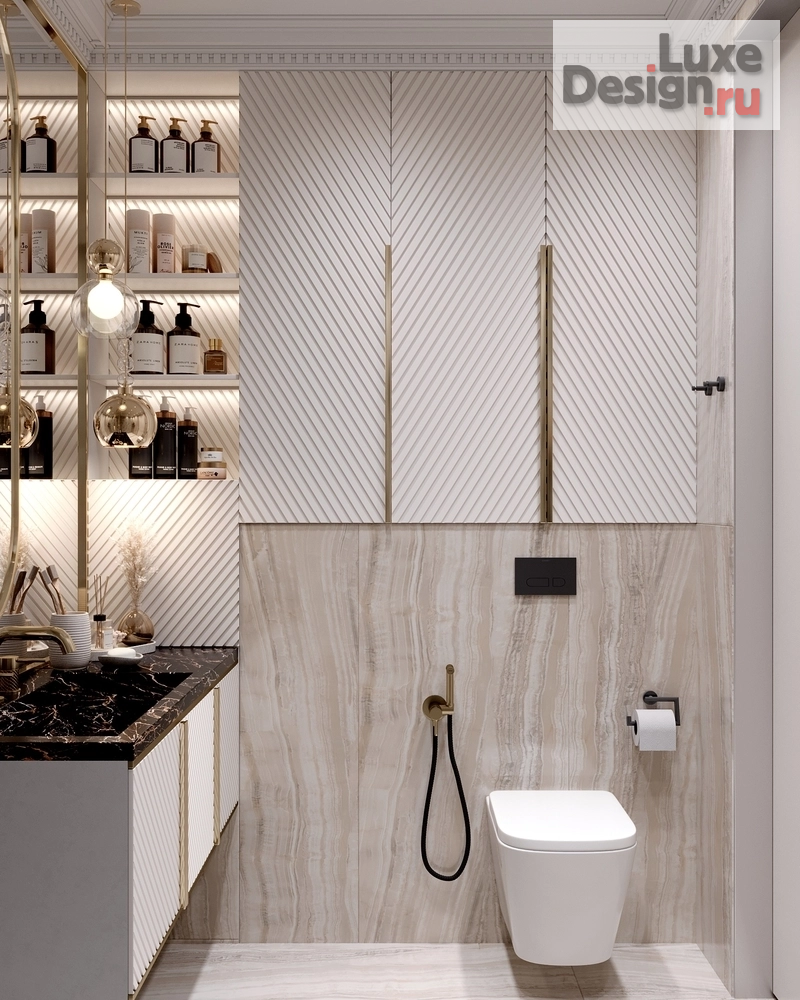 Дизайн интерьера четырехкомнатной квартиры "ЖК "ЕВРОПЕЙСКИЙ БЕРЕГ"" (фото 26)