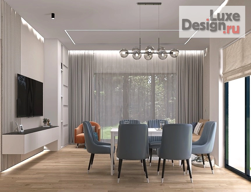 Дизайн интерьера загородного дома "Загородный дом в КП Соловьи" (фото 8)