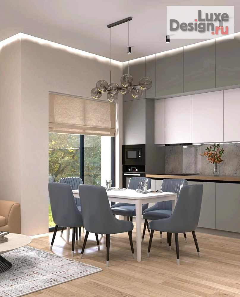 Дизайн интерьера загородного дома "Загородный дом в КП Соловьи" (фото 5)