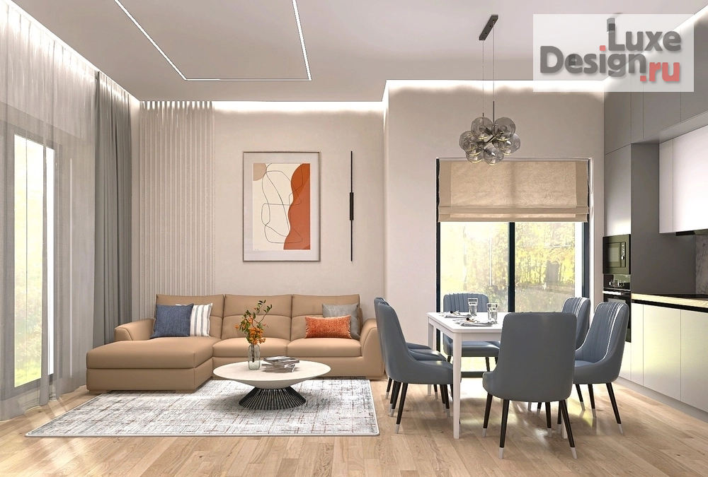 Дизайн интерьера загородного дома "Загородный дом в КП Соловьи" (фото 7)