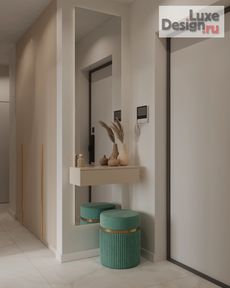 Дизайн интерьера двухкомнатной квартиры "Квартира 52 кв.м. в ЖК Комсомольский проспект " (фото 9)