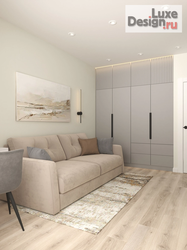 Дизайн интерьера четырехкомнатной квартиры "Квартира в Квартале Основатели" (фото 9)