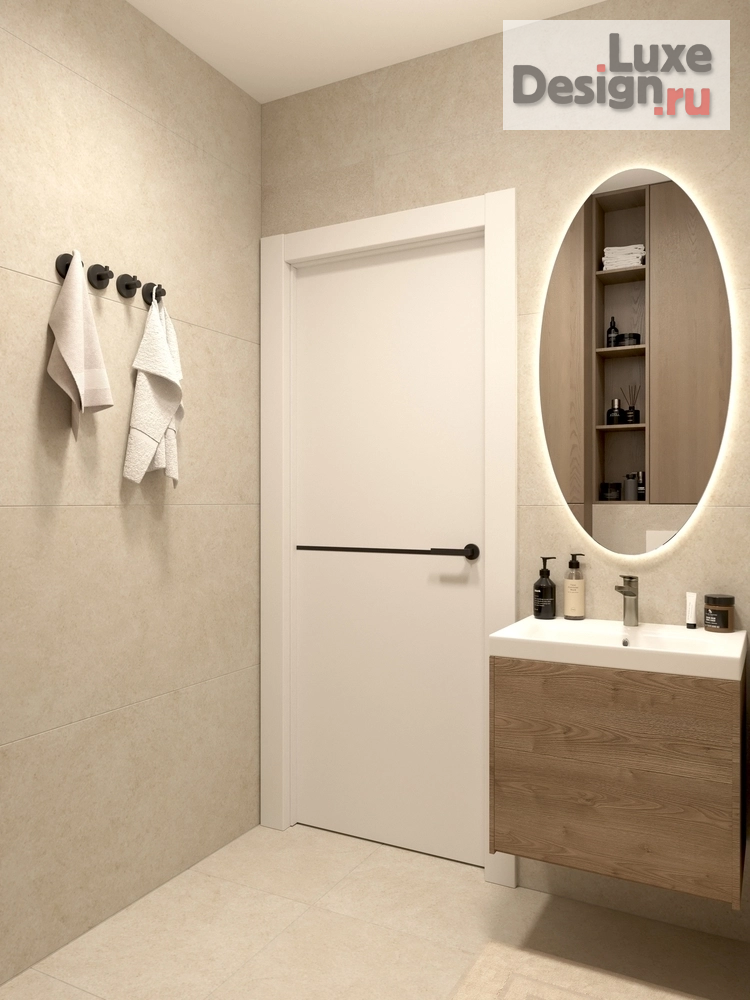 Дизайн интерьера четырехкомнатной квартиры "Квартира в Квартале Основатели" (фото 16)