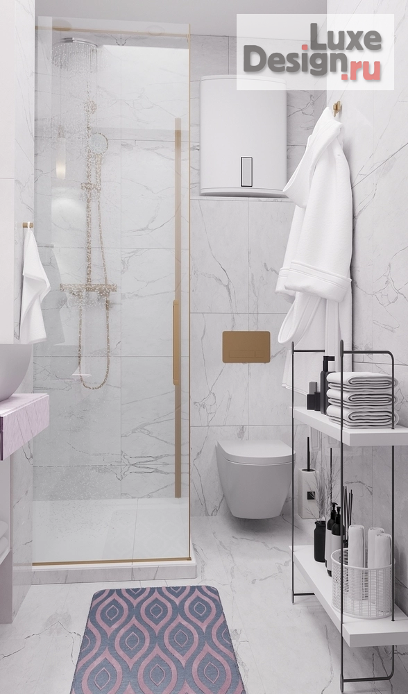 Дизайн интерьера спальни "Спальня с санузлом" (фото 9)