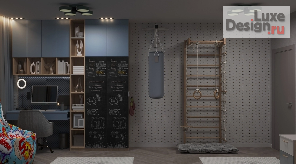 Дизайн интерьера детской "Детская для двух мальчиков" (фото 8)