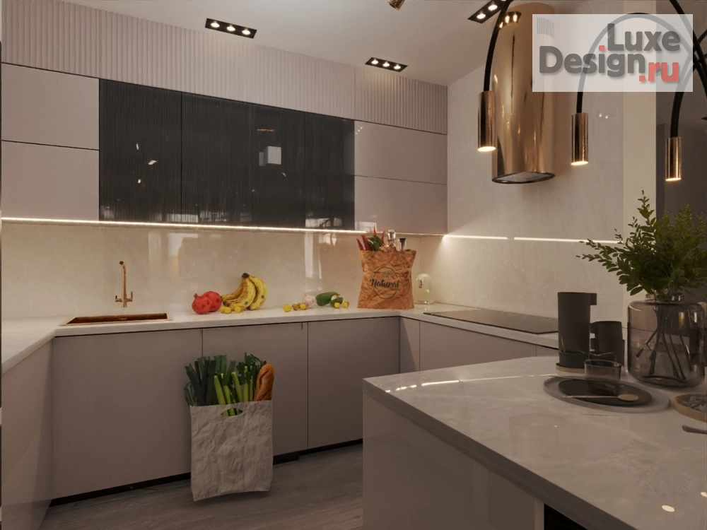 Дизайн интерьера кухни "Кухня-столовая" (фото 6)