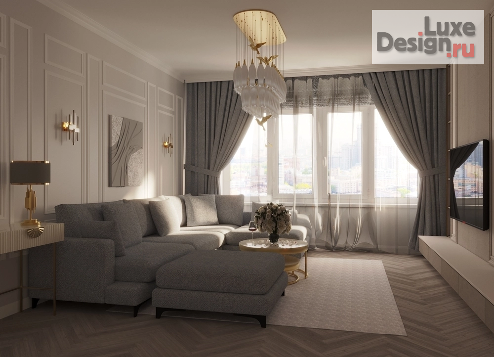 Дизайн интерьера гостиной "Гостиная" (фото 2)