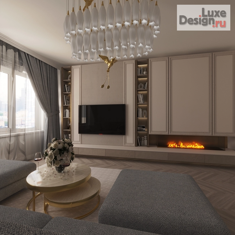 Дизайн интерьера гостиной "Гостиная" (фото 4)