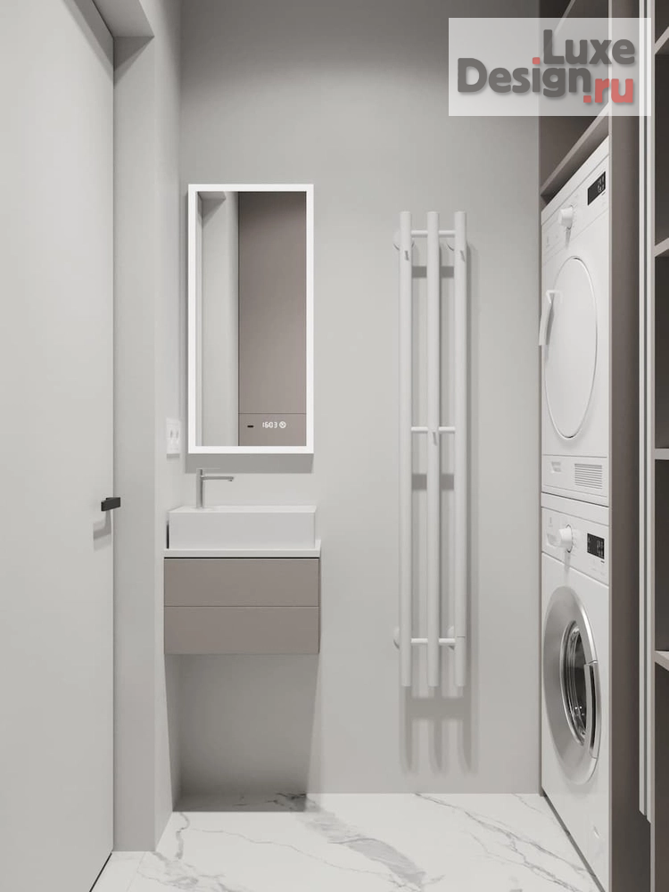 Дизайн интерьера квартиры "Дизайн 2-к квартиры, ЖК История, 63 м²" (фото 13)