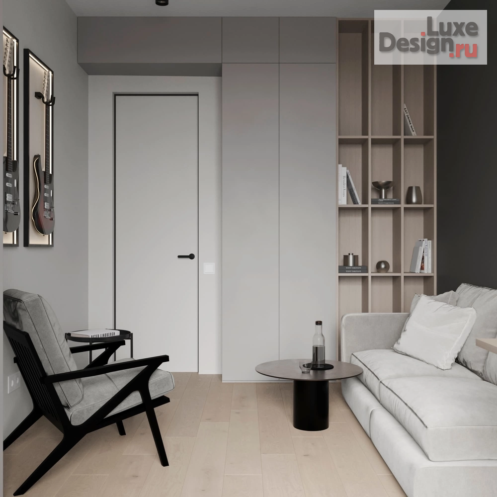 Дизайн интерьера квартиры "Дизайн 3-к квартиры, ЖК Флотилия, 99 м²" (фото 10)