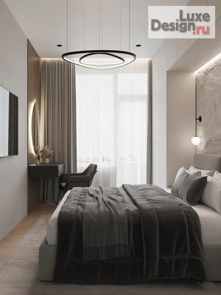 Дизайн интерьера квартиры "Дизайн 3-к квартиры, ЖК Флотилия, 99 м²" (фото 6)