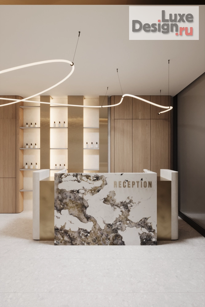 Дизайн интерьера салона красоты "AVE VITA" (фото 2)