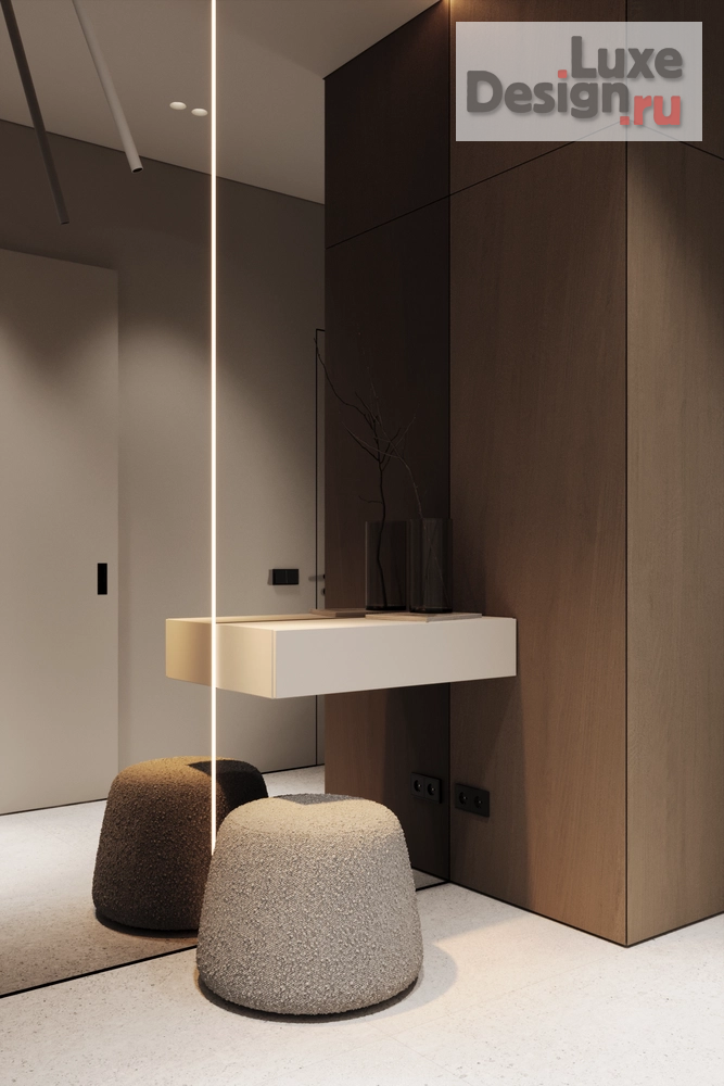 Дизайн интерьера трехкомнатной квартиры "BESTCON RESIDENCE" (фото 4)