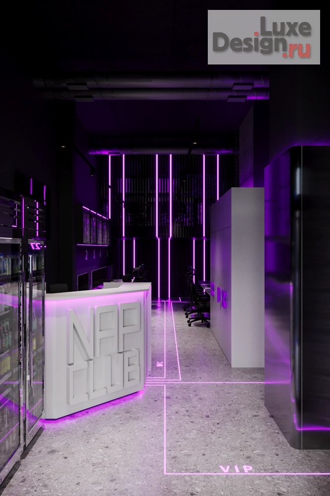 Дизайн интерьера клуба "NAP CLUB" (фото 4)