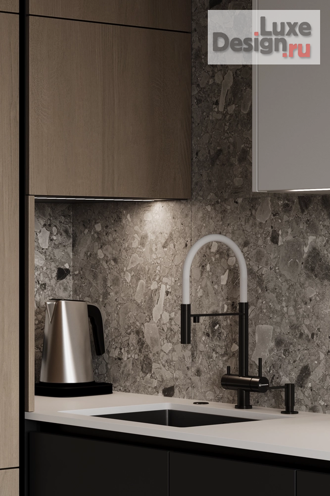 Дизайн интерьера однокомнатной квартиры "PSHENICA RESIDENCE" (фото 7)