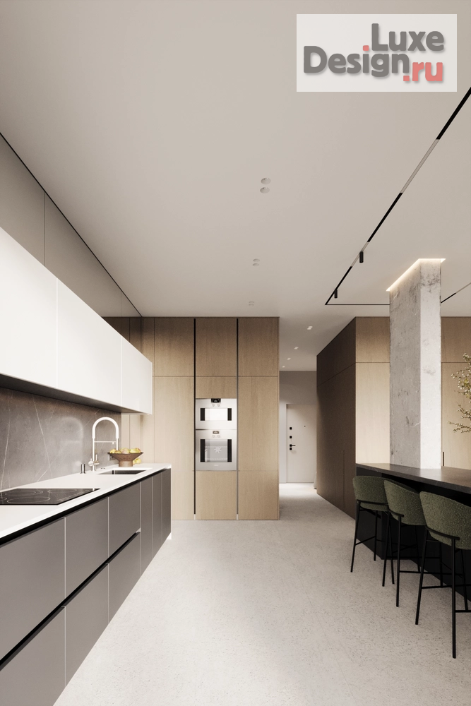 Дизайн интерьера трехкомнатной квартиры "BESTCON RESIDENCE" (фото 6)