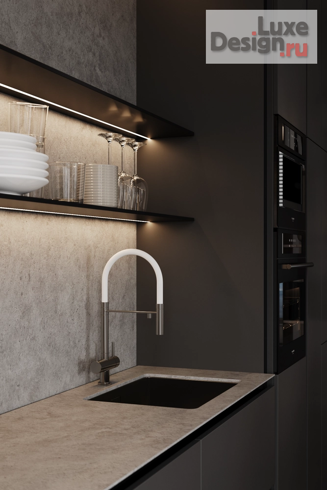 Дизайн интерьера двухкомнатной квартиры "RICHMOND RESIDENCE" (фото 8)