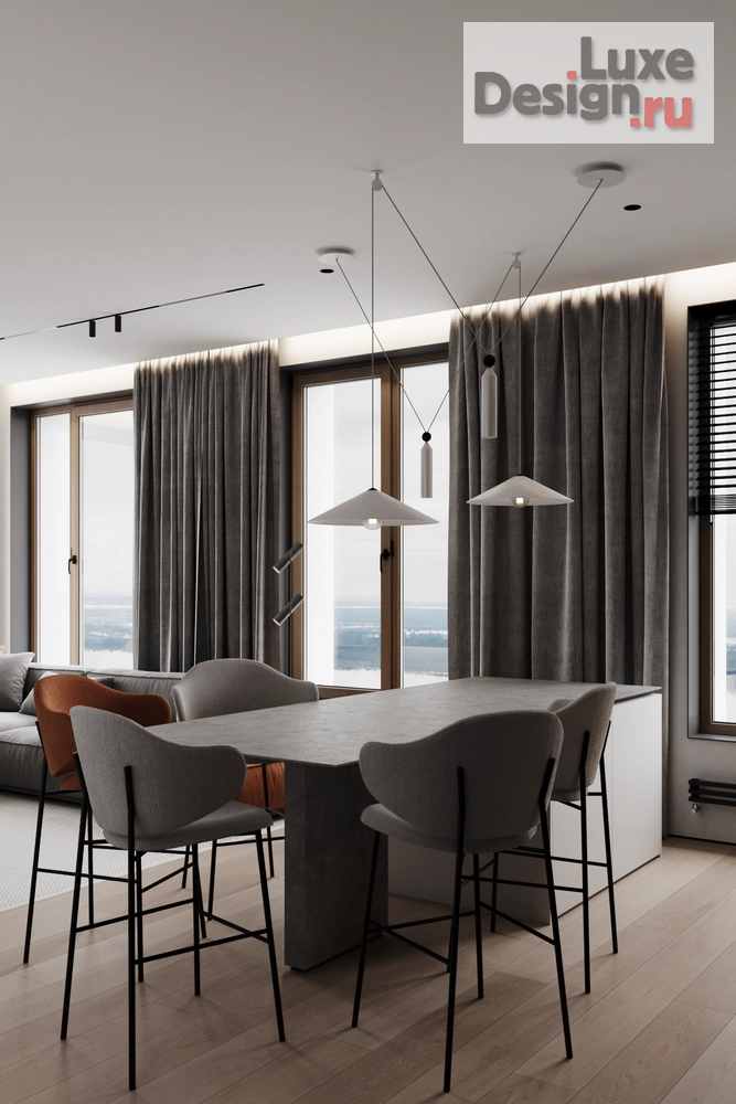 Дизайн интерьера двухкомнатной квартиры "RICHMOND RESIDENCE" (фото 9)