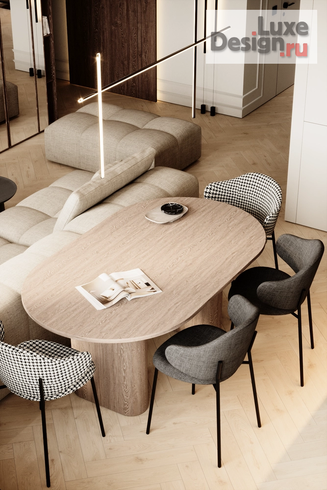 Дизайн интерьера двухкомнатной квартиры "CHICAGO RESIDENCE" (фото 7)