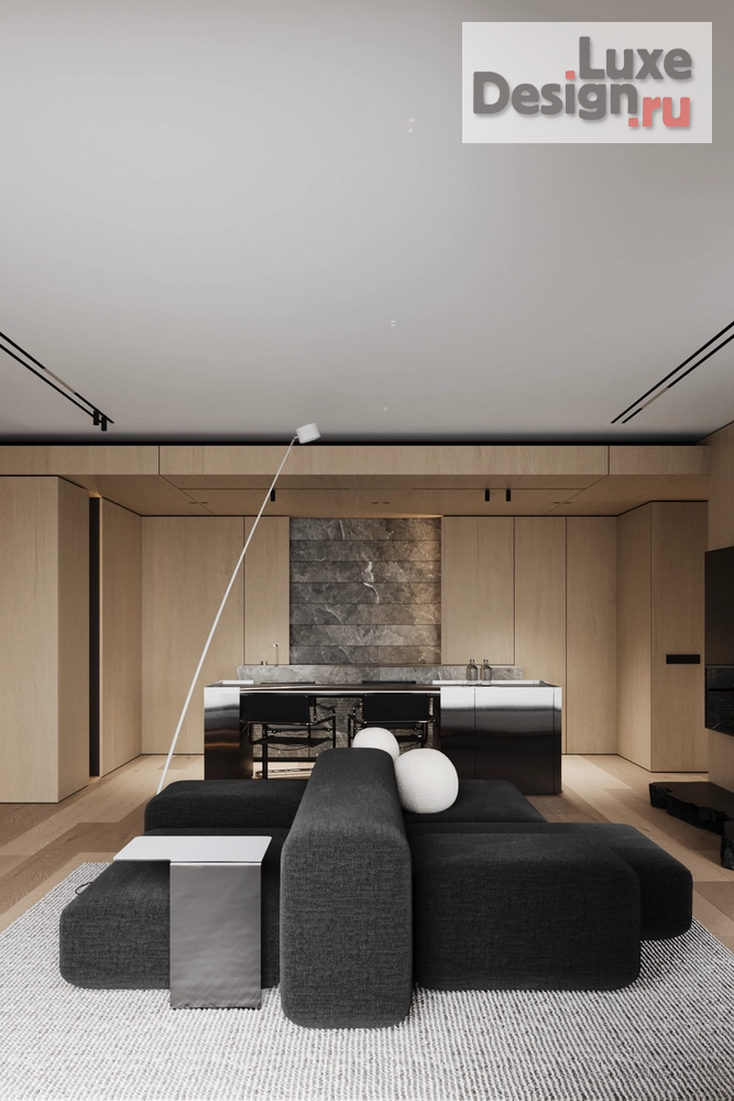 Дизайн интерьера двухкомнатной квартиры "AERON RESIDENCE " (фото 9)